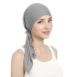 RUIXIA Damen Kopftuch Kappe Chemo Turban Sommer Beanie Mütze Muslim Bandana Stoffturban Kopfbedeckung Headwear Headwraps von RUIXIA