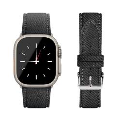 RUIXTIPAD Armband für Apple Watch, 49 mm, Schwarz von RUIXTIPAD