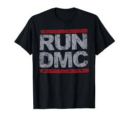 Run DMC Offizielles Grunge Logo T-Shirt von RUN--DMC