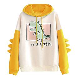 RUNYN Hoodie Damen Sweatshirt mit Kapuze Japanischen Stil Kawaii Karikatur Kapuzenpullover Mädchen Herbst und Winter Pullover für Party Reisen Tägliche von RUNYN