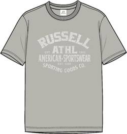 RUSSELL ATHLETIC A30191-MS-530 RAA-S/S Crewneck Tee Shirt T-Shirt Herren Moon Struck Größe L von RUSSELL ATHLETIC