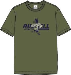 RUSSELL ATHLETIC A30481-OV1-238 Security-S/S Crewneck Tee Shirt T-Shirt Herren Olivine Größe XXL von RUSSELL ATHLETIC