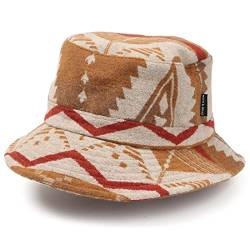Ruth&Boaz Unisex Outdoor Wollmischung Bucket Hat Ethno Inca Muster, Q-camel, M/L von RUTH&BOAZ