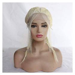 Perücke Perücken Handgemachte Geflochtene Perücken Synthetisches Glattes Haar Lace Front Perücken Für Schwarze Frauen von RUVOO