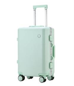 RUVOO Koffer Trolley Reisekoffer Handgepäck, Multifunktionaler Trennwand-Trolley, Leichtes Passwort-Reise-Hartschalengepäck Koffer Gepäck Rollkoffer (Color : B, Size : 20inch) von RUVOO