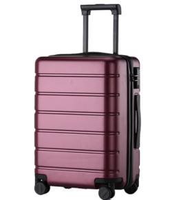 RUVOO Koffer Trolley Reisekoffer Von Der Fluggesellschaft Zugelassenes Hartschalengepäck Mit Spinner, Leichtes Rollgepäck Mit TSA-Schloss Koffer Gepäck Rollkoffer (Color : D, Size : 20") von RUVOO