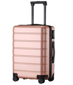 RUVOO Koffer Trolley Reisekoffer Von Der Fluggesellschaft Zugelassenes Hartschalengepäck Mit Spinner, Leichtes Rollgepäck Mit TSA-Schloss Koffer Gepäck Rollkoffer (Color : F, Size : 20") von RUVOO