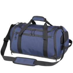 Reisetasche Sporttasche 18-Zoll-Sport-Reisetasche, Sporttasche Für Herren, Weekender-Übernachtungstasche Mit Schuhfach Reisetaschen (Color : B, Size : 47 * 30 * 25cm) von RUVOO