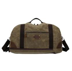 Reisetasche Sporttasche 2 Und 1 Canvas-Reisetasche, Vintage-Reise-Reisetasche, Weekender-Übernachtungsrucksack Reisetaschen (Color : B, Size : 53 * 29 * 30cm) von RUVOO