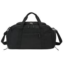 Reisetasche Sporttasche Sporttasche Für Damen, Handgepäcktasche Für Den Wochenendausflug, Reisetasche Mit Trolley-Hülle Reisetaschen (Color : B, Size : 49 * 28 * 29cm) von RUVOO