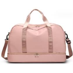 Reisetasche Sporttasche Weekender-Taschen Für Damen, 19-Zoll-Sport-Reisetasche Mit Mehreren Taschen Und Schuhfach Reisetaschen (Color : F, Size : 49 * 25 * 32cm) von RUVOO