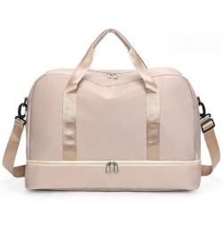 Reisetasche Sporttasche Weekender-Taschen Für Damen, 19-Zoll-Sport-Reisetasche Mit Mehreren Taschen Und Schuhfach Reisetaschen (Color : G, Size : 49 * 25 * 32cm) von RUVOO