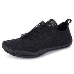 RUYI Barfußschuhe Damen Herren Zehenschuhe Unisex Traillaufschuhe Wassersportschuhe Fitnessschuhe mit Weich rutschfeste Sohle, Schnell Trocknend Badeschuhe von RUYI