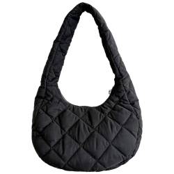 RUYI Umhängetasche Damen Handtasche, Nylon Schultertasche Hobo Casual Achseltasche, Fashion Unterarmtasche mit Reißverschluss für Frauen, Geschenk für Weihnachten und Geburtstag von RUYI