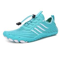 RUYI Unisex Barfußschuhe Damen Herren Traillaufschuhe, Weich Leicht Fitnessschuhe mit rutschfest Sohle & Breiter Zehenbox, Schnell Trocknend Badeschuhe von RUYI