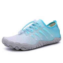 RUYI Unisex Barfußschuhe Damen Herren Wasserschuhe, Schnell Trocknend Badeschuhe, Weich Leicht Traillaufschuhe Fitnessschuhe mit rutschfest Sohle & Breiter Zehenbox von RUYI