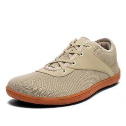 RUYI Unisex Knit Barfußschuhe Damen Herren Barfuss Schuhe, Minimalistische Walkingschuhe Traillaufschuhe, Bequem Freizeitschuhe mit Breiter Zehenbox und Zero-Drop Sohle von RUYI