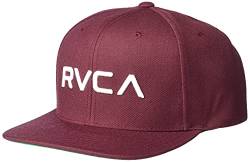 RVCA Herren Hut, Snapback Mütze/Weinrot, Einheitsgröße von RVCA