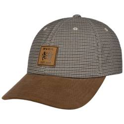 RVCA Mini Houndstooth Century Cap Basecap Baseballcap Strapback (One Size - braun) von RVCA