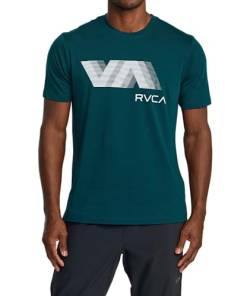 RVCA VA Blur S/S Tee Deep Sea MD von RVCA