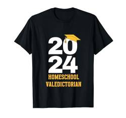 Lustiger Homeschool-Abschluss 2024, Jahrgangsstufe 2024 T-Shirt von RWOS Design