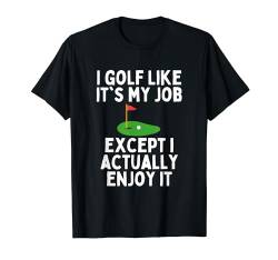 Lustiges Golfen Vatertag Golfliebhaber Golf Papa Golf Club T-Shirt von RWOS Design