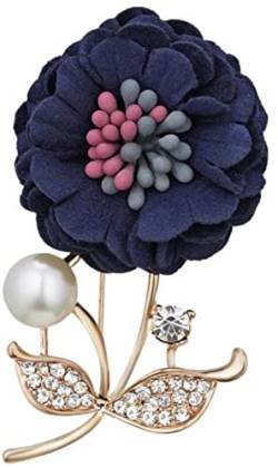 Handgelenk-Corsage, Boutonniere, Handgelenk-Blume, Damen-Stoffkunst, Perlenstoff, Blumen-Brosche, Damen-Cardigan, Hemd, Schal, Mantel, Revers, Schmuck-Accessoire (Farbe: 4) (19) von RWRAPS