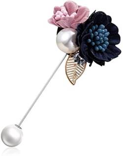 Handgelenk-Corsage, Boutonniere, Handgelenk-Blume, Damen-Stoffkunst, Perlenstoff, Blumen-Brosche, Damen-Cardigan, Hemd, Schal, Mantel, Revers, Schmuck-Accessoire (Farbe: 4) (9) von RWRAPS