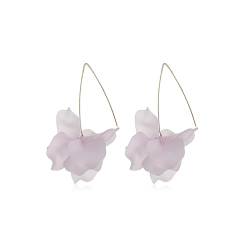 Ohrringe 1 Paar Design bunte Harzblume lange Ohrringe böhmische handgemachte Blütenblatt-Anhänger-Ohrringe Damen-Ohrringe (1) von RWRAPS