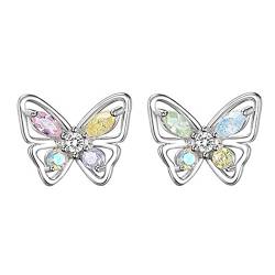 Neue Schmetterling Stud Ohrringe Frauen Neue Ohr ringe Licht Mädchen Luxus Stud Student Schmetterling X2Y4 Ohrringe Mode von RYGRZJ