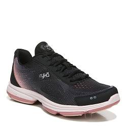 RYKA Damen Devotion Plus 2 Walking-Schuh, schwarz/rosa, 38.5 EU Weit von RYKA