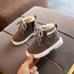 Baby Winterschuhe, Barfuss Gefüttert Fashion Flat Barfußschuhe Lauflernschuhe Warme Winter Baby Kids Hallenschuhe Krabbelschuhe Snow Kinder Mädchen Cozy Schuhe Krabbelschuhe von RYTEJFES