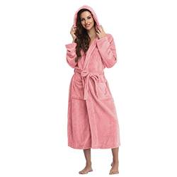 Bademantel Mit Reissverschluss Damen, Bademantel Damen Flauschig Frottee Personalisiert Xxl Kurz Lang Baumwolle Sauna Rosa Morgenmantel Saunakilt Bathrobe Kimono Negligee Saunatuch Sauna Bademäntel ！ von RYTEJFES