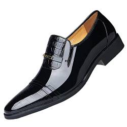 Chukka Boots Herren, Business Bequeme Leather Casual Lederschuhe Shoe Business Klassischer Formelle Normalweit Herrenschuhe Brogues Hochzeit Moderne Formal Leder Shoes Schuhe ! von RYTEJFES
