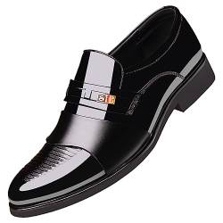 Herren Schuhe Business, Formal Business Klassischer Casual Lederschuhe Shoe Hochzeit Business Leather Elegant Herrenschuhe Leder Moderne Formelle Bequeme Shoes Schuhe ! von RYTEJFES
