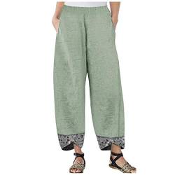 Jogginghose Damen Große Größen 54 52 58 50 48/50 Xxxl 56 6Xl Warm Pumphose Leinenhose Haremshose Stoffhose Sommerhose Freizeithose Pumphose Weiße Sommer Lang Leicht Elegant Stretch Luftig Schlupfhose von RYTEJFES