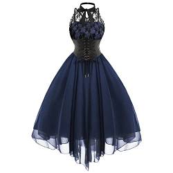 Kleider Damen Festlich Elegant Lang Kurz Große Größen Curvy A Linie Xs Renaissance Halloween Gothic Kleid Lang Festival Outfit Mittelalter Kleid Historisches Vintage Kleidung Cosplay Kostüm $ von RYTEJFES