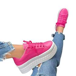 Klettverschluss Sneaker Whitener Motorrad Schuhe Damen Leichte Sportschuhe Damen Sport Shoes for Women Schuhe Orange Damen Sale Damen Schuhe Sneaker Plateau Sneaker Plateau Schuhe von RYTEJFES