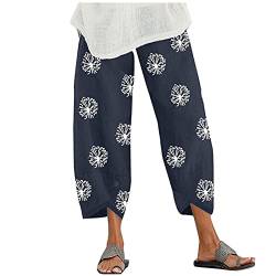 RYTEJFES Festlich Elegant Sommerhosen Weite Sommerhose Sommerhose Damen Lang Hosen Kurzgrößen Damen Damen Hosen Summer Hippie Hose Damen Schlaghose Boho Hose von RYTEJFES