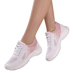 RYTEJFES Hallensportschuhe Damen, rutschfeste Sportlich Walking wasserdichte Turnschuh Laufschuh Laufen Dämpfung Outdoor Damen Sportschuhe Schuhe Gym Bequeme Leichte Sport Sneaker Fitnessschuhe von RYTEJFES