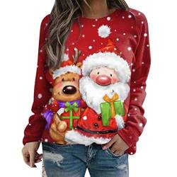 RYTEJFES Pullover Damen Hoodie Damen Coole Klamotten Für Jugendliche Mädchen Pullover Weihnachten Damen Weihnachtspulli Weihnachts Sweatshirt Damen des Tages Heute Blitz Felicious von RYTEJFES