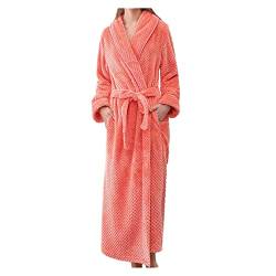 RYTEJFES Saunakilt Damen XXL Plus Size XL Kurz Dünn Baumwolle Lang Bademantel Morgenmantel Saunabademantel Frottee Saunakilt Bathrobe Kimono Negligee Saunatuch Sauna Bademäntel von RYTEJFES