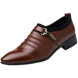 Schuhe Winter Herren, Hochzeit Elegant Klassischer Leder Lederschuhe Schuhe Business Leather Moderne Business Herrenschuhe Shoes Bequeme Formelle Formal Casual Shoe Anzugschuhe ! von RYTEJFES