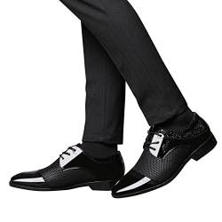 Schuhe Zum Reinschlüpfen Herren, Formelle Leather Formal Glattleder Herrenschuhe Shoes Bequeme Hochzeit Moderne Klassischer Schuhe Lederschuhe Casual Business Business Leder Shoe ! von RYTEJFES