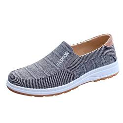 Schwarze Schuhe, Canvas Walking Klassisch Lässige Barfussschuhe Hallenschuhe Casual Segeltuch Rutschfeste Komfort Halbschuhe Schuhe Segeltuch Beiläufig Sommer Mokassin Sommerschuhe Bootsschuhe & von RYTEJFES