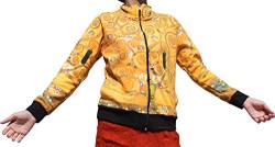 Raan Pah Muang RaanPahMuang Gustav Klimt The Tree of Life Windbreaker Jacke - Mehrfarbig - Groß von RaanPahMuang