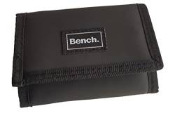 Klettbörse Bench Geldbörse, Geldbeutel, Portemonnaie, Münzbörse Wallet (M1 Schwarz) von RabamtaGO Collection