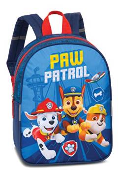 Paw Patrol Rucksack Kinder Jungen Maedchen Kinderkoffer Mädchen Kindertrolley präsentiert von RabamtaGO® (M2 Blau) von RabamtaGO Collection