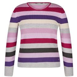 Rabe Damen Pullover gestreift Viola - 46 von Rabe