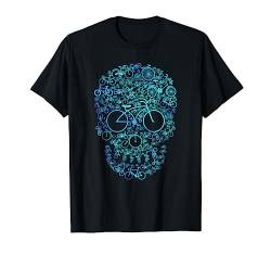 Bike Totenkopf Geschenk Fahrrad T-Shirt von Rad Fahrradfahrer Shirts